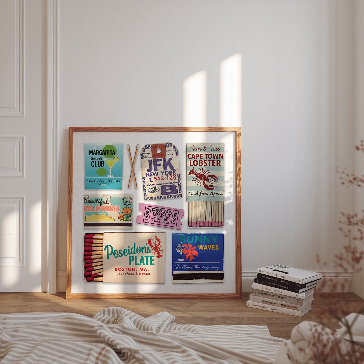 Mini Matchbook Keepsake - Custom Square Digital Art